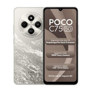 Poco C75 5G Silver Stardust (Silver Stardust, 128 GB) (4 GB RAM)